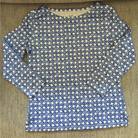 Vineyard Vines printed simple boatneck tee - S - Picture 14 of 14